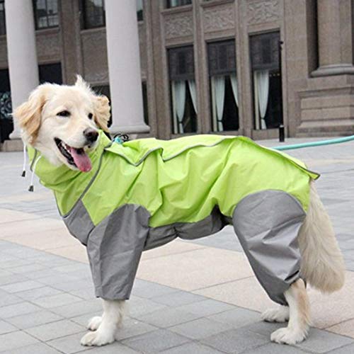 Gulunmun Regenjacken für Hunde Large Dog Raincoat Puppy Doggy Jumpsuit Jacke für kleine, mittelgroße Hunde Katzen, Schützen Sie Ihr Haustier vor Nässe und Schmutz