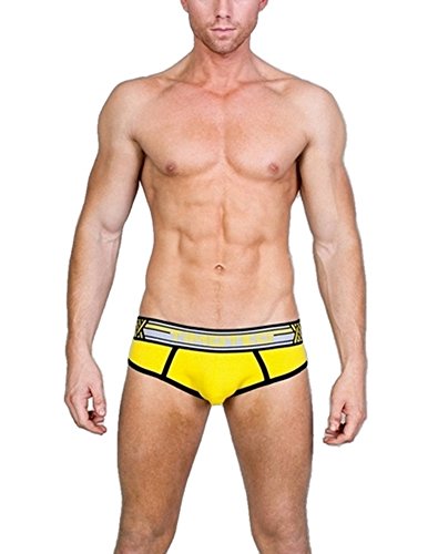 Timoteo Double Crossed Brief - yellow - M, 1er Pack (1 x 1 Stück)