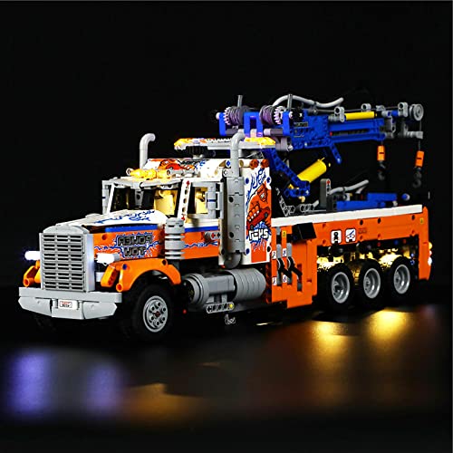 TETK Für Lego 42128 Beleuchtung LED Beleuchtungsset, Licht Set Kompatibel Mit Lego 42128 Technic Schwerlast-Abschleppwagen Bausteinen Modell(Nicht Enthalten Modell)