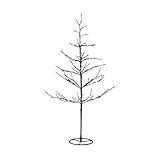 Sirius Leuchtbaum Alex Tree braun schneebedeckt 120 LED warmweiß 90 cm outdoor