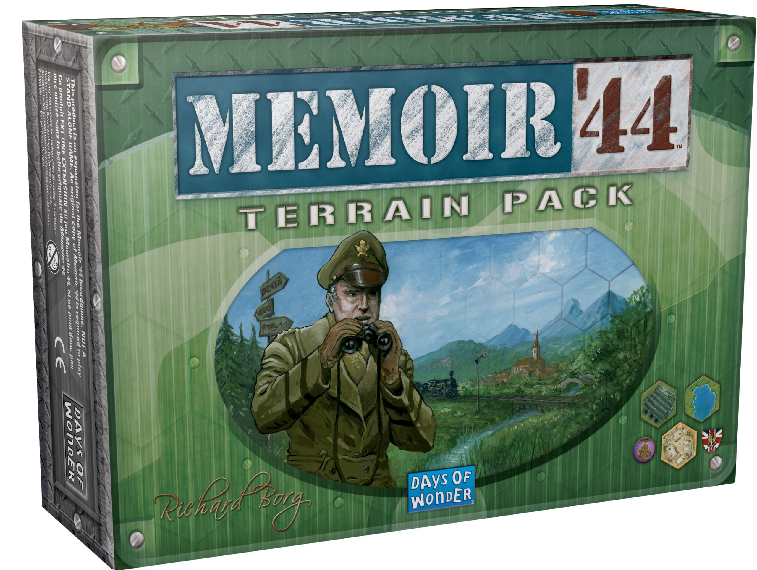 Days of Wonder , Memoir '44 Terrain Pack , Board Game , Ages 8+ , 2 Players , 30-90 Minutes Playing Time