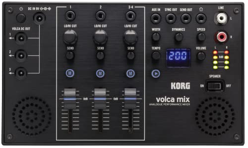 KORG Mixer, volca mix, 4 Kanäle, mit Effekten, für volca Serie
