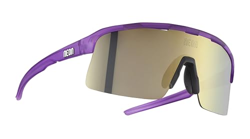 Neon Herren Arrow 2.0, Crystal Violet Mat, Mirror Bronze Sonnenbrille, violett