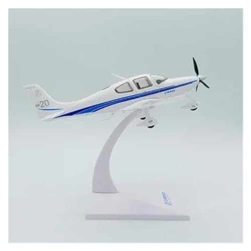 Ferngesteuertes Flugzeug Für SR22 Visuelle Kabine Statisches Display ABS-Flugzeugmodell Jungenspielzeug Inklusive Flugzeugfahrwerk Maßstab 1:48 (Größe : C)