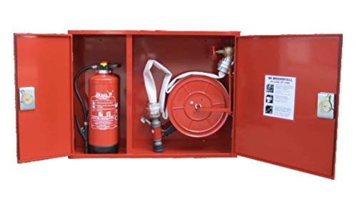 Wandhydrant Typ F DIN 14461-6 Flachschlauch mit Feuerlöscherkasten C-Schlauch von MBS-FIRE®