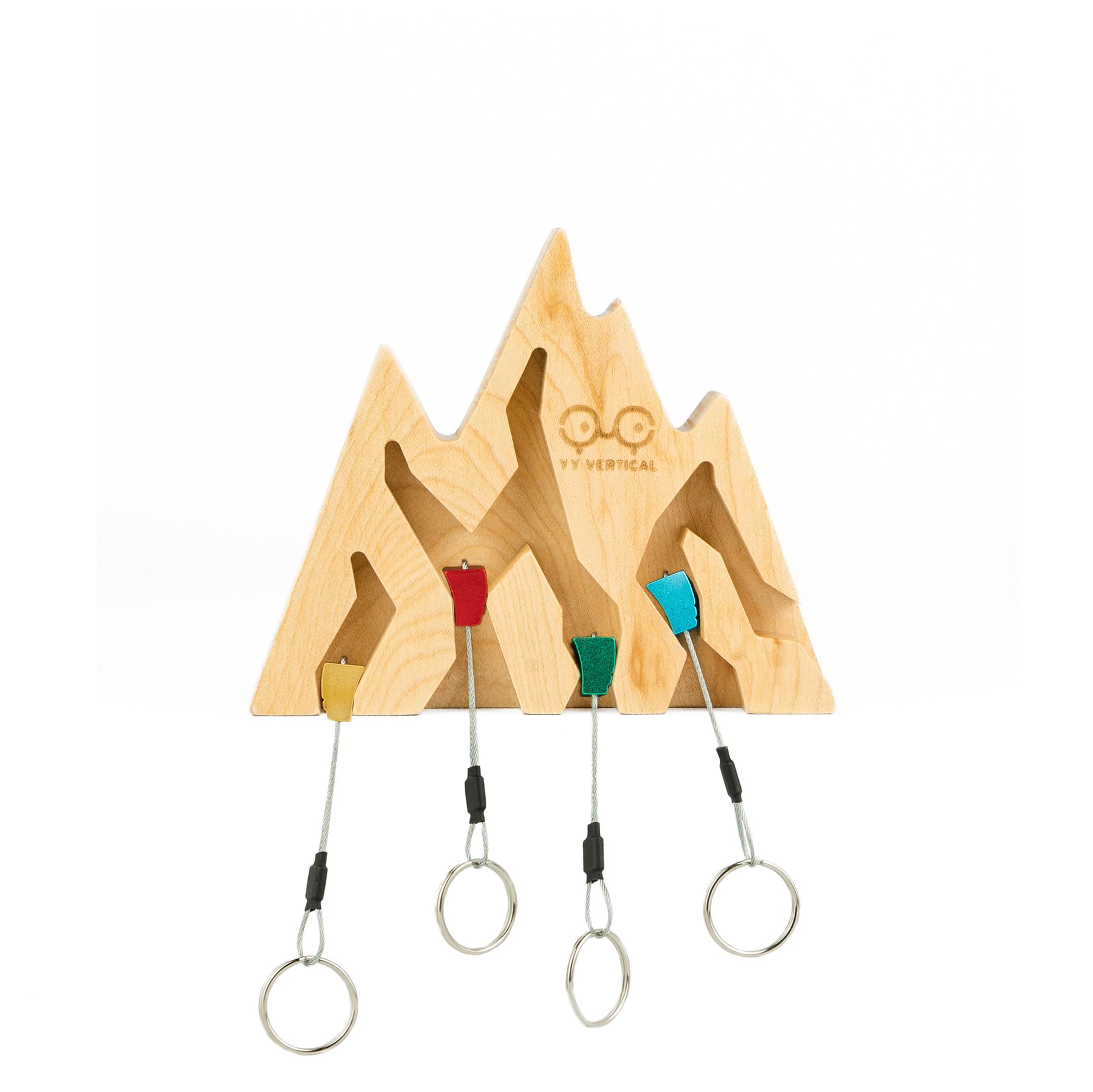 YY Vertical Schlüsselanhänger für die Wand, Berg mit Klemmen