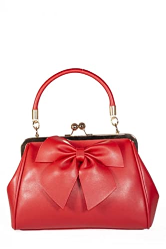 Banned Accessories - Women's Lockwood Bow Hand Bag One Size/Red