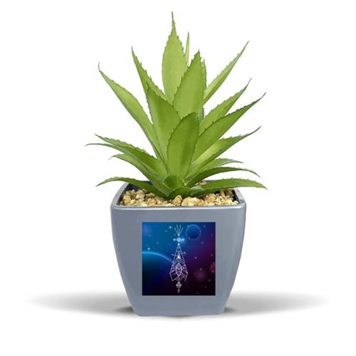 Sternenhimmel Totem Geometrie Alien Fake Ananas Blumentopf Vase Mini Dekor
