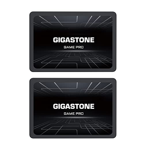Gigastone Game Pro 128GB 2er-Pack SATA III 2,5" Interne Solid State Drive, Lesegeschwindigkeit bis zu 510 MB/s. 3D NAND 2,5 Zoll SSD-Festplatte