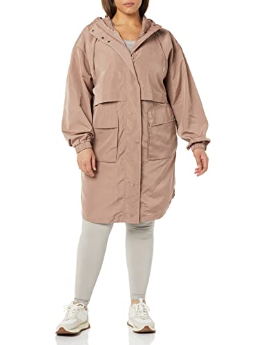 Amazon Aware Damen Anorak aus recyceltem Polyester, Dunkles Taupe, S