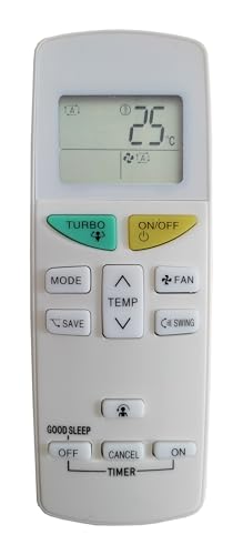 Wellclima Fernbedienung ARC470A1 für Klimaanlage kompatibel mit Daikin und Siesta Serie ARC470** (A1, A2, A3, A4?.. A21) mit ARC455A1, ARC469A5 | für Klimaanlage, Wärmepumpe, Wechselrichter