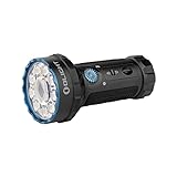 OLIGHT Marauder Mini | Hochleistungs-LED-Taschenlampe mit RGB-Funktion mit Fokuslicht und Flutlicht | 7000 Lumen Leistung und 90.000 CDs | USB-Magnetladung | (schwarz)