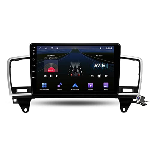 CIVDW Android 9.1 Autoradio für Mercedes-Benz M-Klasse W166 ML 2011-2015 Auto Stereo GPS Navigation 9 Zoll Touch Display Unterstützung Bildschirm Spiegel BT Lenkradsteuerung / FM RDS DSP