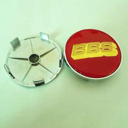 4 Stück Nabendeckel Radnabendeckel für BBS 64MM 68MM, Radnabenkappen Radnabenabdeckung Wasserdicht Staubdicht Felgendeckel mit Logo,E1-64mm