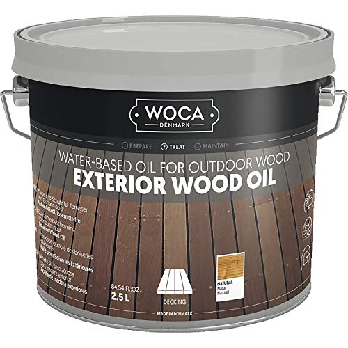 WOCA 618325A Exterior Öl, Merbau 2,5 Liter