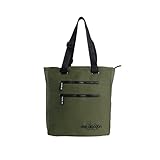 DON ALGODON Women's Zoe Damen-Shopper Khaki, 32 x 10 x 35 cm