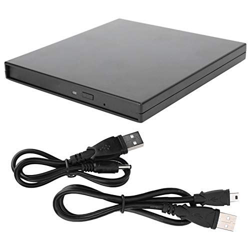 Bicaquu Externe Festplatte Optische Laufwerksbox Computer Laptop-Aufbewahrungskit Kompaktes 9,5-mm-VCD-DVD-CD Externes Laufwerk für Laptop-PC