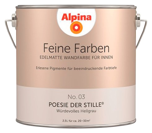 Alpina Wand- und Deckenfarbe "Feine Farben No. 03 Poesie der Stille"