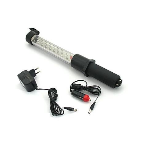 LED Handscheinwerfer wiederaufladbare Akkulampe dimmbar Handlampe Wasserdicht Strahler Arbeitsleuchte ideal für Camping Outdoor 60LED+9LED akku 12V/230V