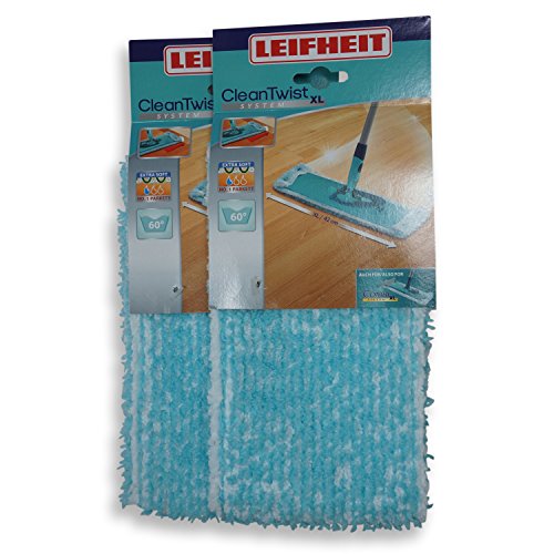 Leifheit Spar-Set 52016 2x Wischbezug Clean Twist extra XL
