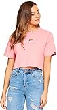 Ellesse Damen Fireball Cropped T-Shirt Unterhemd, Pink, 44