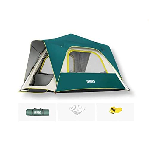 LOLPIP Campingzelt Automatisches 3-8 Personen Instant Pop Up Kuppelzelt 4 Jahreszeiten Wasserdichtes Winddichtes Campingzelt