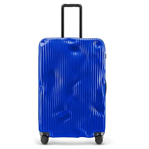 PRUJOY Von der Fluggesellschaft zugelassenes Handgepäck, Handgepäckkoffer mit Aluminiumrahmen und Spinnerrädern, großes aufgegebenes Gepäck (C 28 inches)