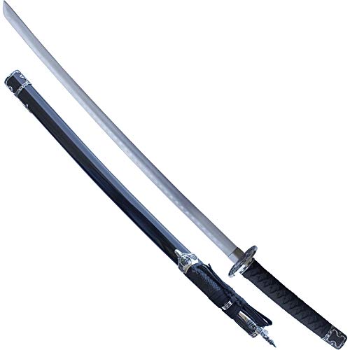 Katana Samuraischwert mit Zwei Beimessern und beschlagener Scheide
