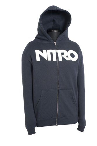 Nitro Kinder Zip Kapuzensweatshirt Standard, Navy, M