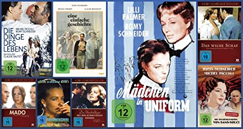 Romy Schneider Film Collection - Acht wundervolle Meisterwerke der Legende (bk als Sissi) Populäre Klassiker mit vielen Preisauszeichnungen und anderen Stars wie Alain Delon (Classic Edition)