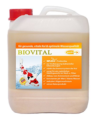 pondovit Biovital 5000 ml Milchsäurebakterien, probiotische Filterbakterien, Koi, Teich