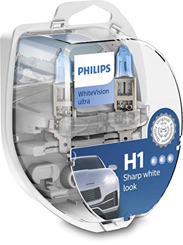 Philips WhiteVision ultra H1 Scheinwerferlampe, Doppelset, 525028, Twin box