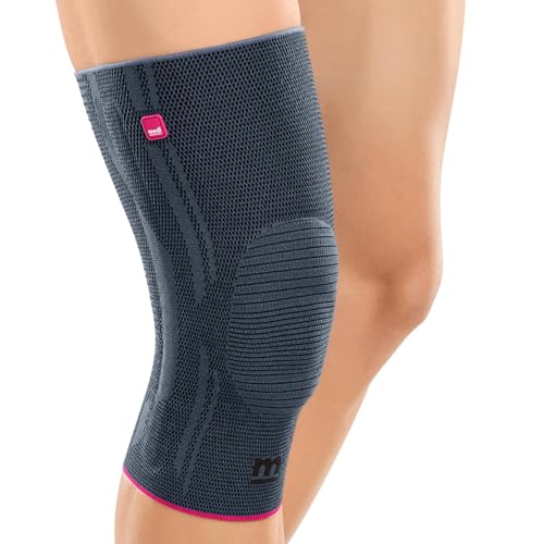 medi Genumedi - Kniebandage unisex | silber | Größe VII | Kompressionsbandage zur Entlastung der Kniescheibe | Beidseitig tragbar