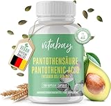 Pantothensäure (Vitamin B5) Magensaftresistent - 500 mg (200 vegane Kapseln)
