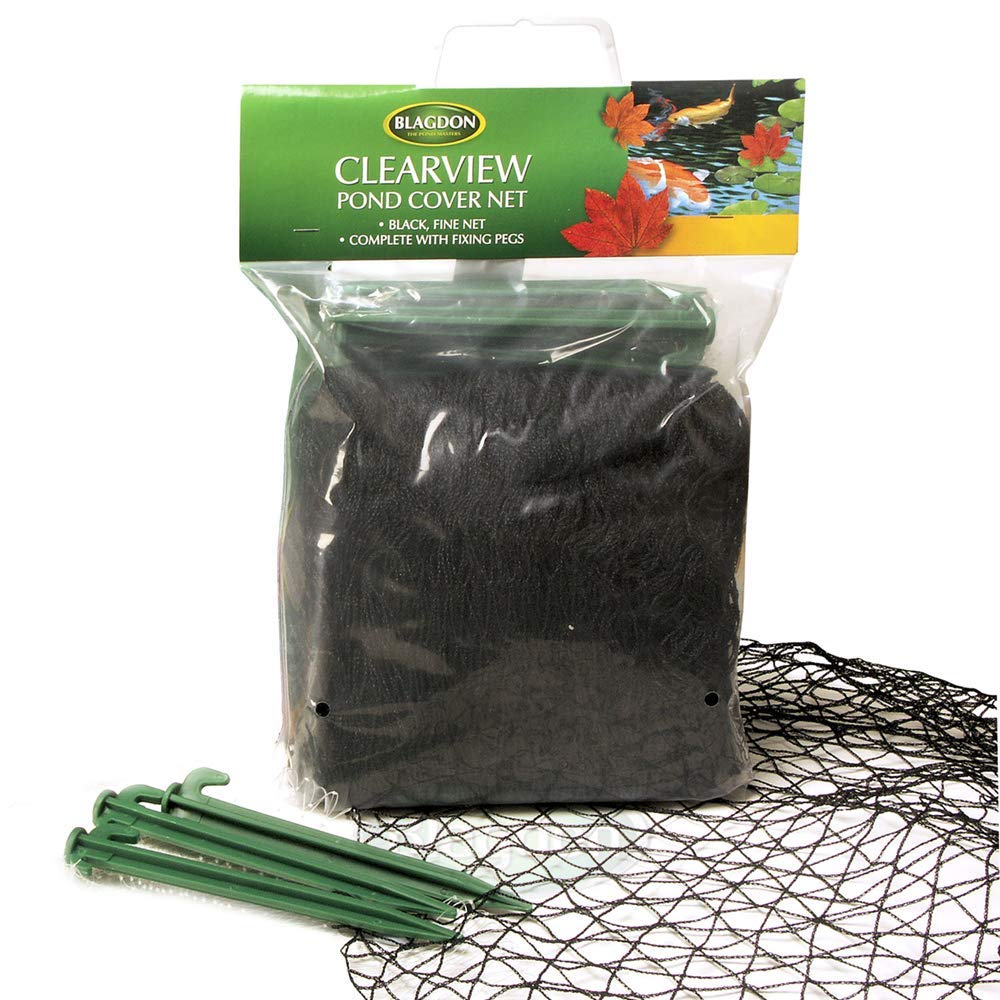 Blagdon Clearview - Teichabdecknetz, schützen Sie Ihren Teich vor Vögeln, Katzen und anderen Raubtieren. Starkes Doppelgeflecht, 6 x 5 Meter
