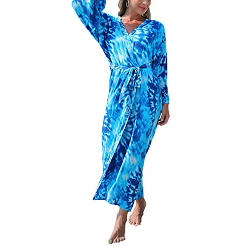 YIAGXIVG Modischer Sommer-Kimono, Cardigan, Bademode, Kaftan, Badeanzug, langärmelig, Urlaub, Strandkleid, Überzug für Damen, Kimono, Hemden
