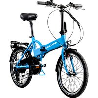 ZÜNDAPP E-Bike 20 Zoll, RH: 37 cm, 6-Gang - blau