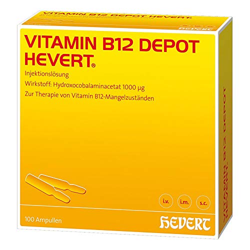 Vitamin B12 Depot Hevert Ampullen, 100 St. Ampullen