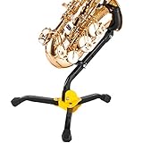 Alt-/Tenor-Saxophon-Ständer, universeller Saxophon-Display-Ständer, verstellbares Saxophon-Stativ, Metall-Saxophon-Halter, Saxophon-Organizer, Rack mit klappbaren Beinen