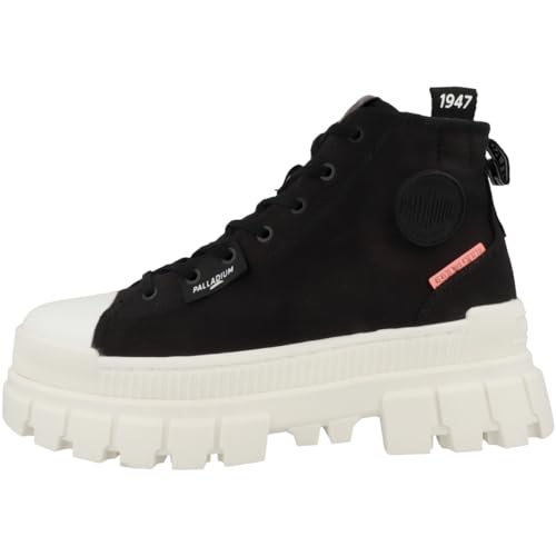 Palladium Revolt Hi TX Sneaker - Black/Marshmallow, Schwarz , 39 EU