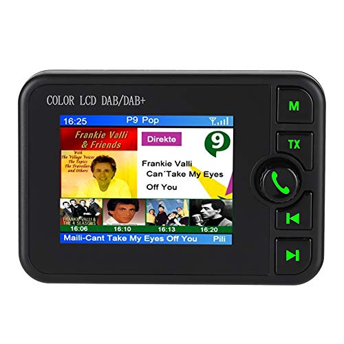 Eboxer 2.4in Farbe LCD Auto DAB Radio 170-240MHz DAB / 87.5-108MHz FM Auto Digital DAB Radio Bluetooth Musik Player Radio