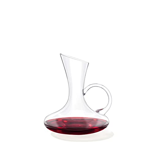 Wilmax Rotwein-Dekanter | 750 ml | Wein-Karaffe aus Glas | Wein-dekantierer | Weinkaraffe | Dekantierkaraffe | Weindekantierer | Glaskaraffe | Weißweingläser |