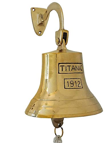 zeitzone Schiffsglocke Titanic 1912 Messing Glocke Nostalgie Maritim 14 cm