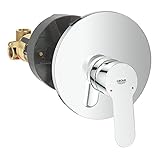 Grohe BauEdge EHM Set UP Brause, Silber