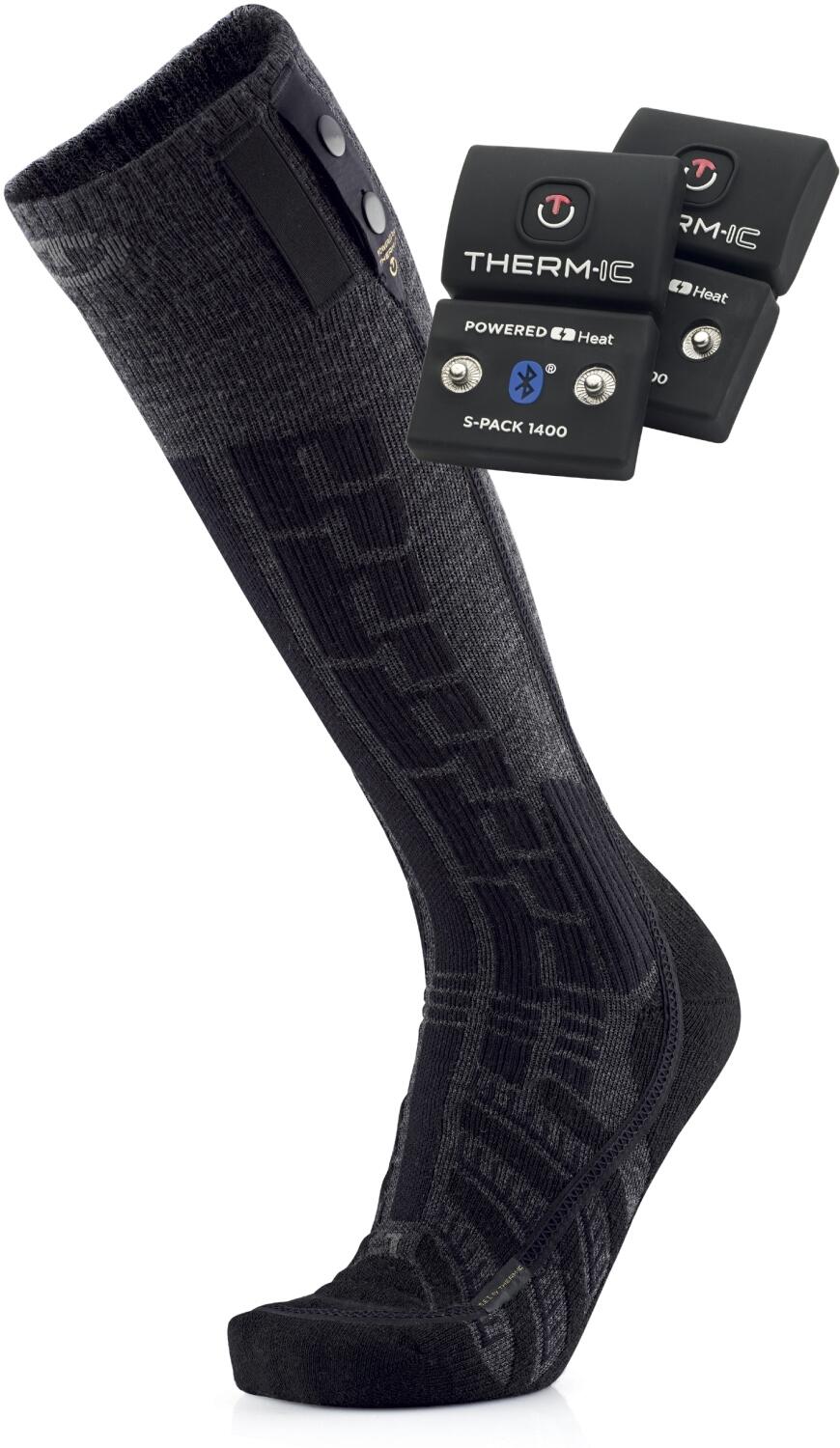 Therm-ic Ultra Warm Comfort Socken S.E.T. SPack 1400 BT (Gr&ouml;&szlig;e: 39.0 - 41.0, black/grey)