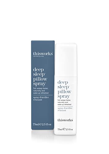 This Works Deep Sleep Pillow Spray, 75 ml — Natürliches Schlafspray mit Lavendel, Kamille und Vetivert — wissenschaftlich fundiertes Kissenspray zur Schlafunterstützung