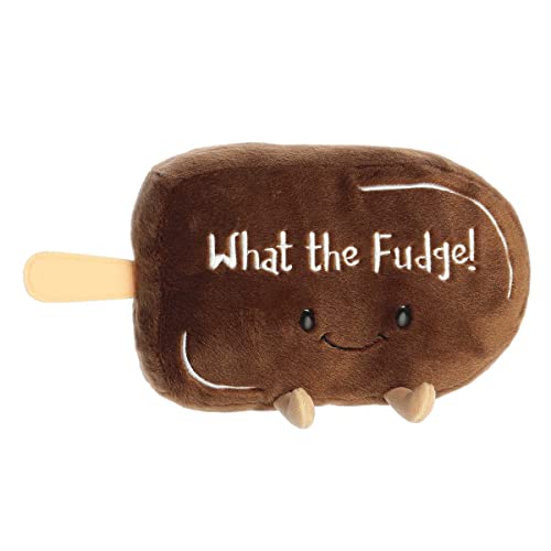 Aurora® Witty JUST Sayin'™ What The Fudge™ Stofftier – Ausdrucksstarke Charaktere – witzige Geschenkideen – Braun 31,8 cm