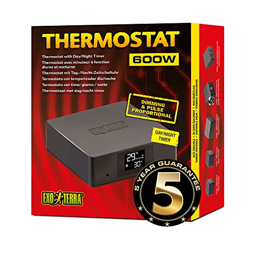 Exo Terra Thermostat mit Tages- und Nachttimer für Reptilienterrarien
