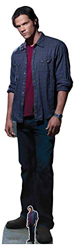 Supernatural - Sam Winchester - Red Shirt - Lebensgroßer Pappaufsteller Standy - ca. 58x195 cm