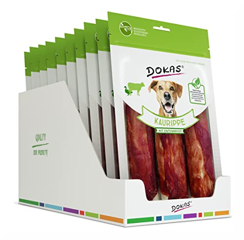 DOKAS Getreidefreier Premium Kausnack für Hunde - Ideal für große Hunde